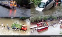 மும்பையில்   பேய்மழை !!  நகரமே தற்போது ஸ்தம்பித்துள்ளது